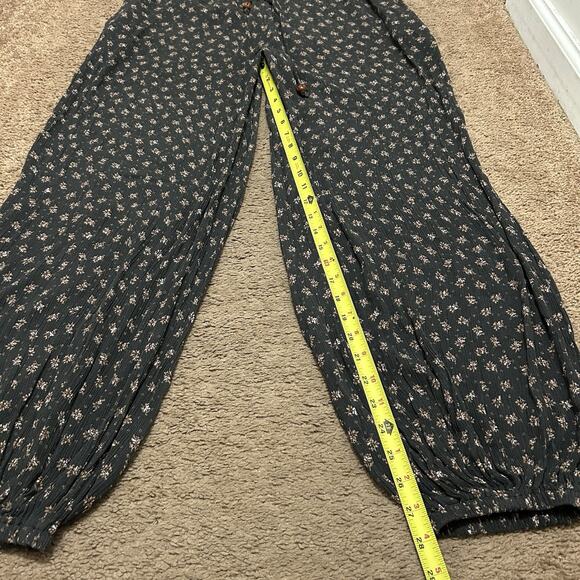 Three Bird Nest The Nest Emberlyn Wide Leg Cinched Pants Size XL Floral - Picture 3 of 7